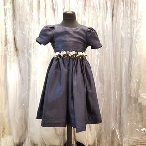 Navy Blue Girl's Dress